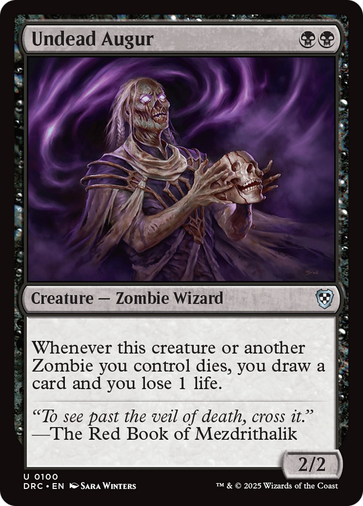 Undead Augur [Aetherdrift Commander] | Jack's On Queen