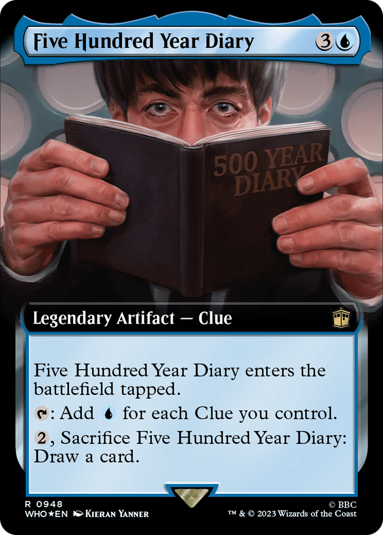 Five Hundred Year Diary (Extended Art) (Surge Foil) [Doctor Who] | Jack's On Queen