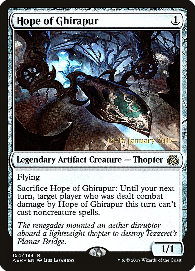 Hope of Ghirapur [Aether Revolt Prerelease Promos] | Jack's On Queen