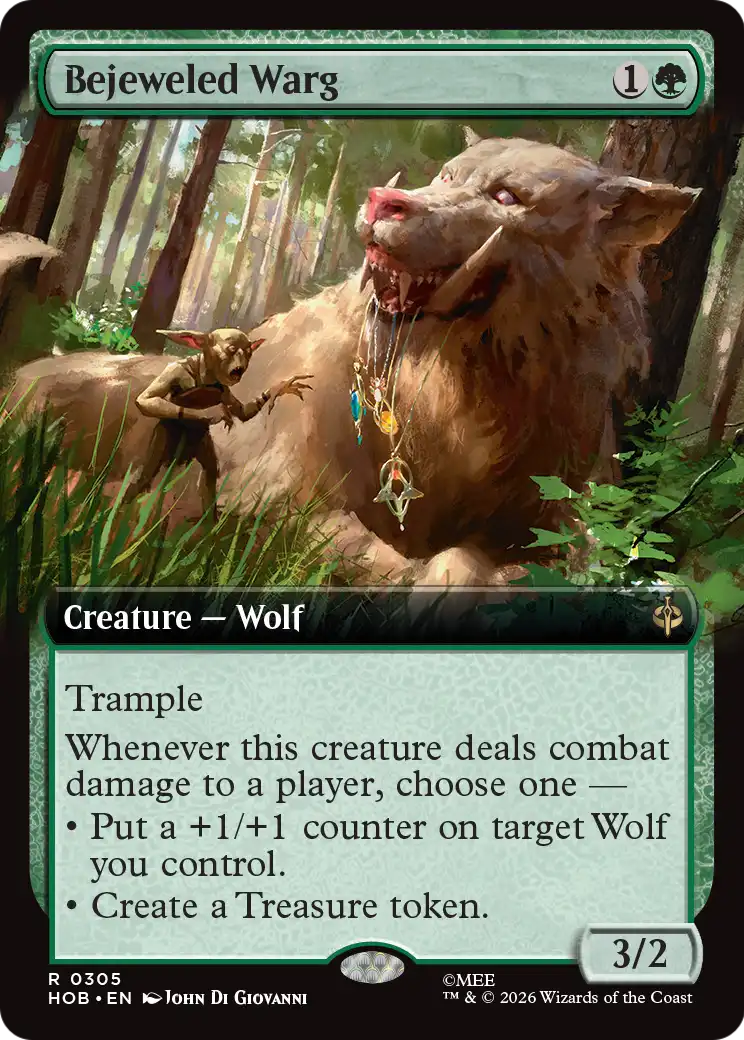 Bejeweled Warg (Extended Art) [The Hobbit] | Jack's On Queen