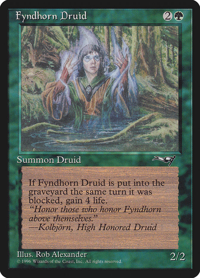 Fyndhorn Druid (Blue Flames) [Alliances] | Jack's On Queen