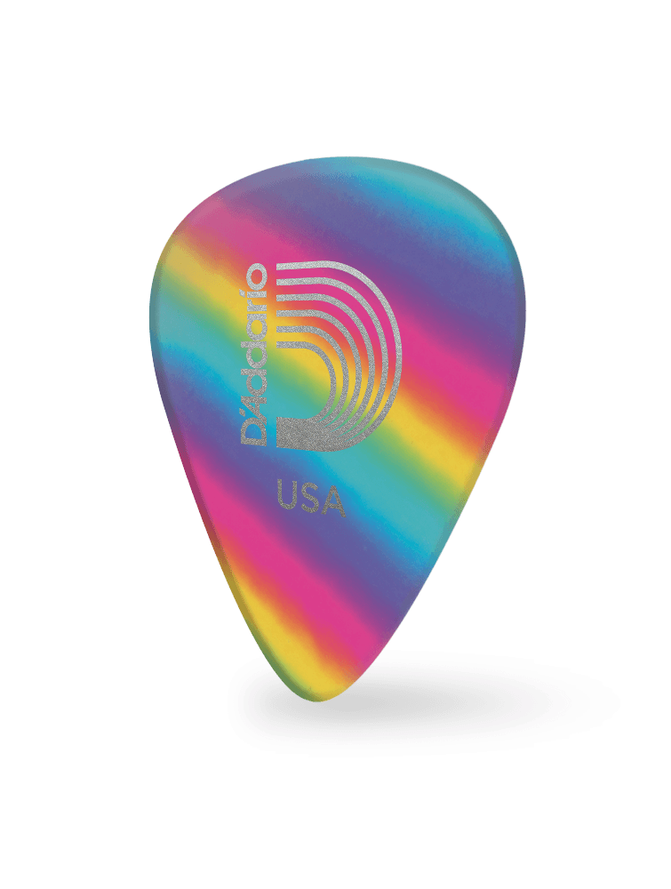 D'Addario PICK, RAINBOW Light Gauge (.50mm), 10-Pack (1CRB2-10) | Jack's On Queen