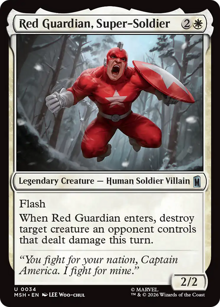 Red Guardian, Super-Soldier [Marvel Super Heroes] | Jack's On Queen