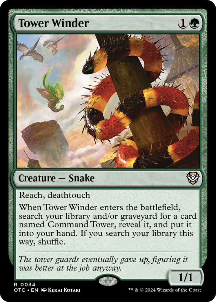 Tower Winder [Outlaws of Thunder Junction Commander] | Jack's On Queen