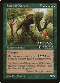 Force of Nature (Oversized) [Oversize Cards] | Jack's On Queen