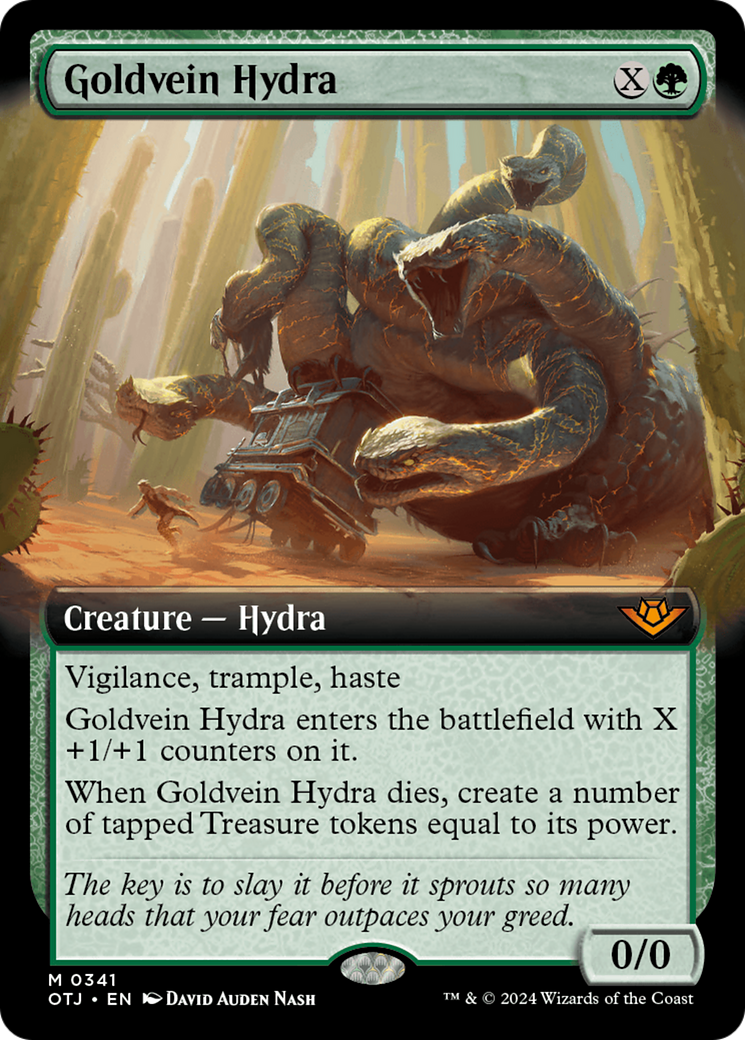 Goldvein Hydra (Extended Art) [Outlaws of Thunder Junction] | Jack's On Queen