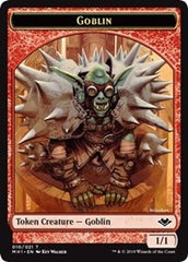 Goblin (010) // Serra the Benevolent Emblem (020) Double-Sided Token [Modern Horizons Tokens] | Jack's On Queen