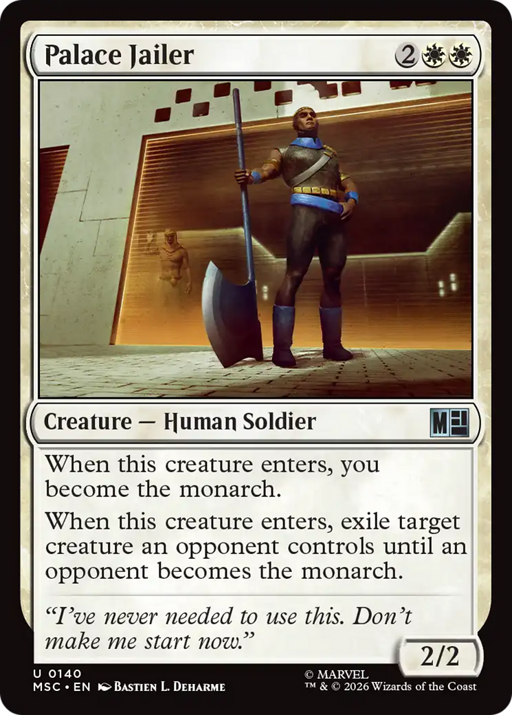 Palace Jailer (Surge Foil) [Marvel Super Heroes Commander] | Jack's On Queen