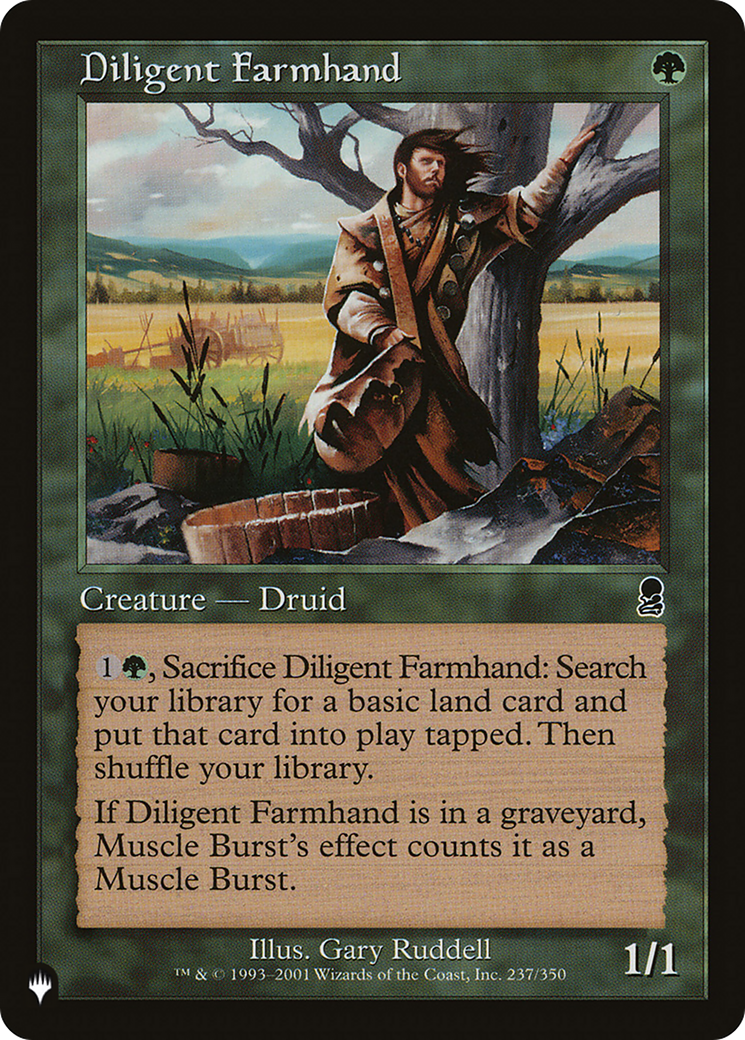 Diligent Farmhand [The List Reprints] | Jack's On Queen