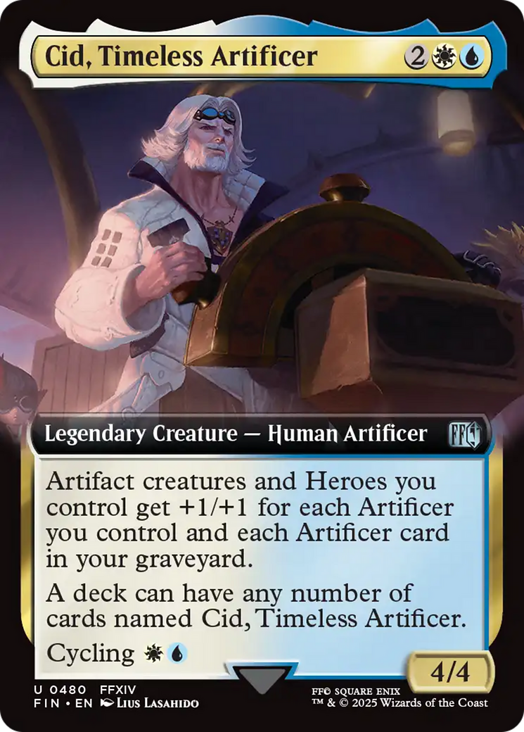 Cid, Timeless Artificer (Extended Art) [FINAL FANTASY] | Jack's On Queen