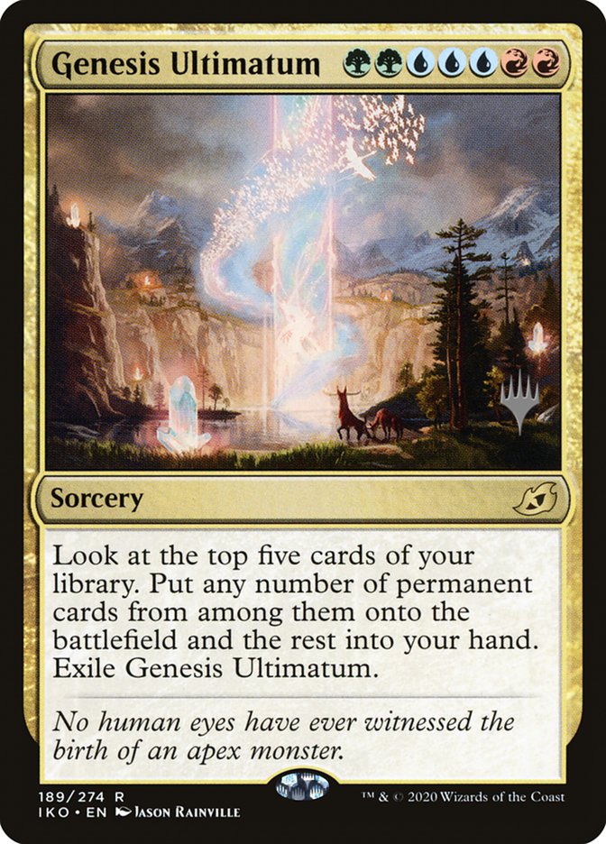 Genesis Ultimatum (Promo Pack) [Ikoria: Lair of Behemoths Promos] | Jack's On Queen