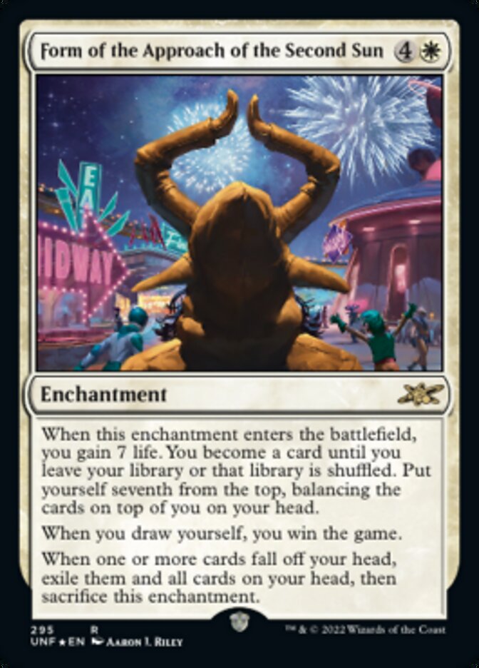 Form of the Approach of the Second Sun (Galaxy Foil) [Unfinity] | Jack's On Queen