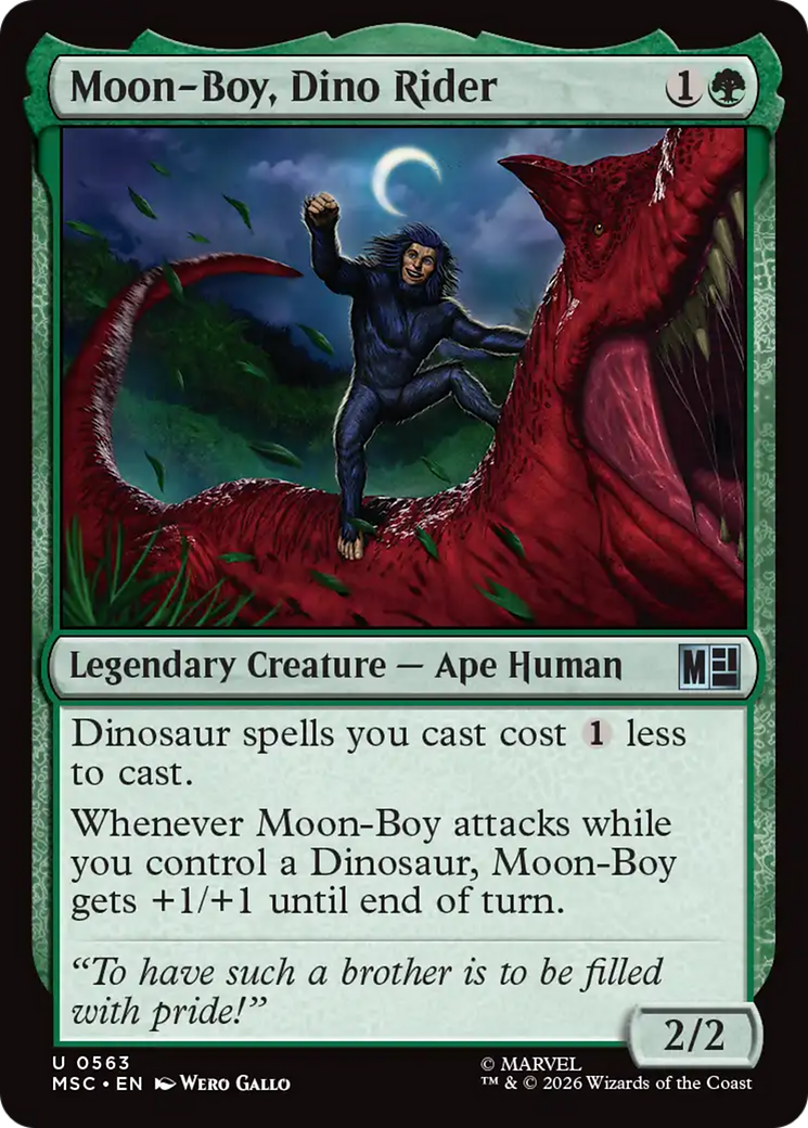 Moon-Boy, Dino Rider [Marvel Super Heroes Commander] | Jack's On Queen
