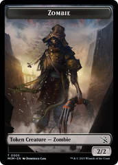 Elemental (9) // Zombie Double-Sided Token [March of the Machine Tokens] | Jack's On Queen