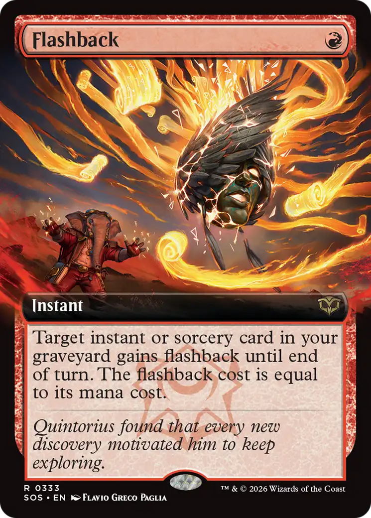 Flashback (Extended Art) [Secrets of Strixhaven] | Jack's On Queen