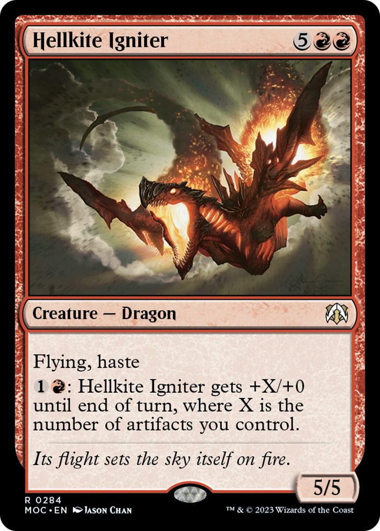 Hellkite Igniter [March of the Machine Commander] | Jack's On Queen