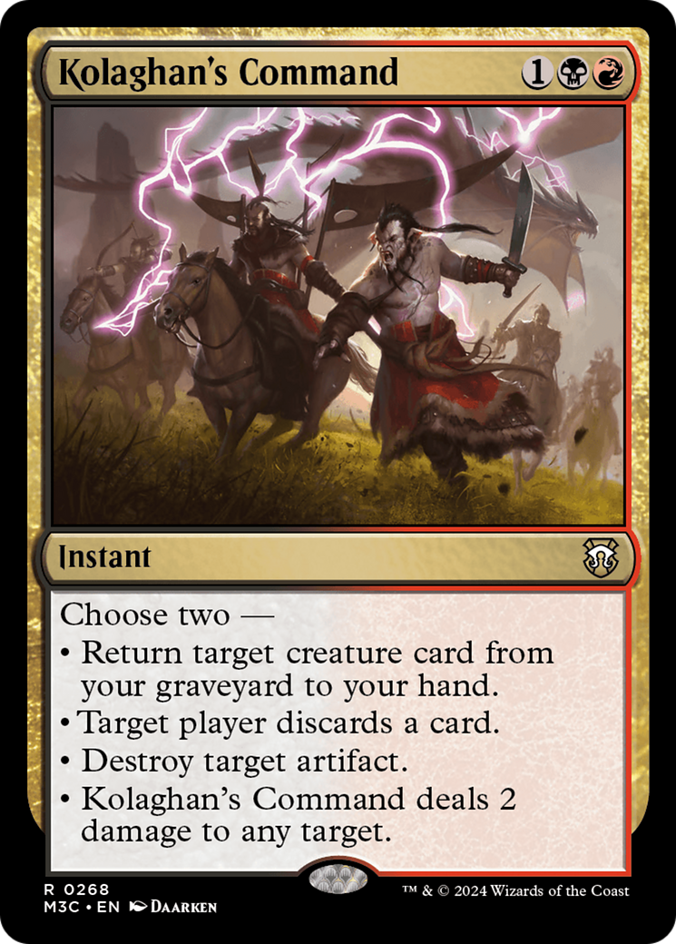 Kolaghan's Command [Modern Horizons 3 Commander] | Jack's On Queen