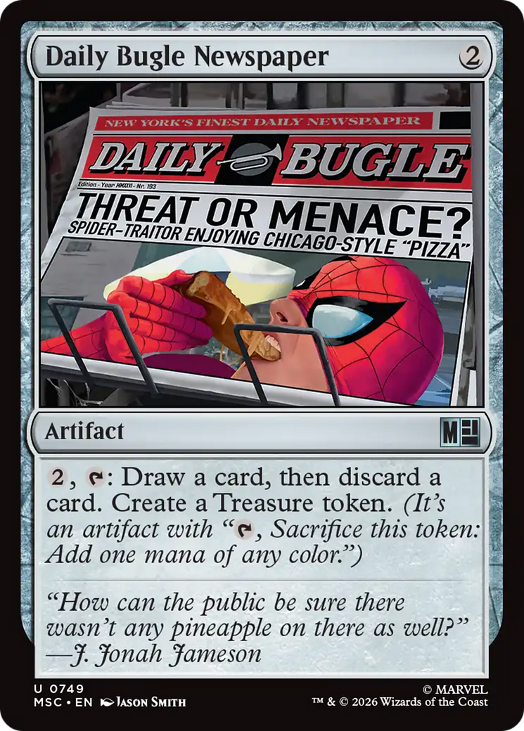 Daily Bugle Newspaper [Marvel Super Heroes Commander] | Jack's On Queen