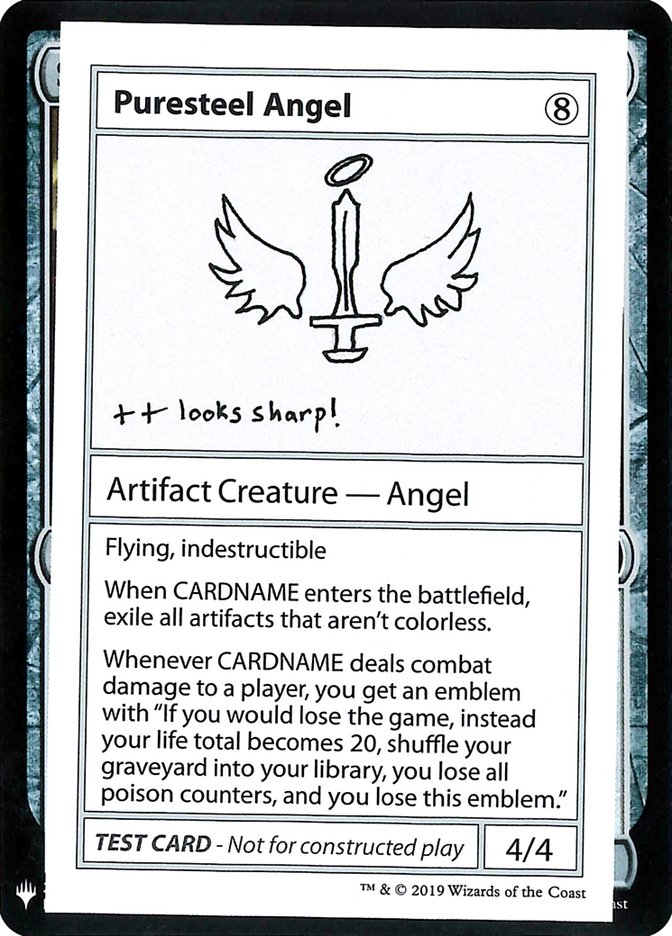 Puresteel Angel [Mystery Booster Playtest Cards] | Jack's On Queen