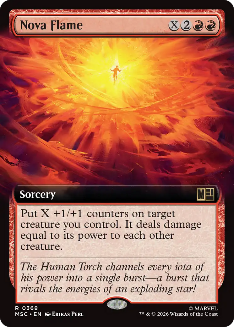 Nova Flame (Extended Art) [Marvel Super Heroes Commander] | Jack's On Queen