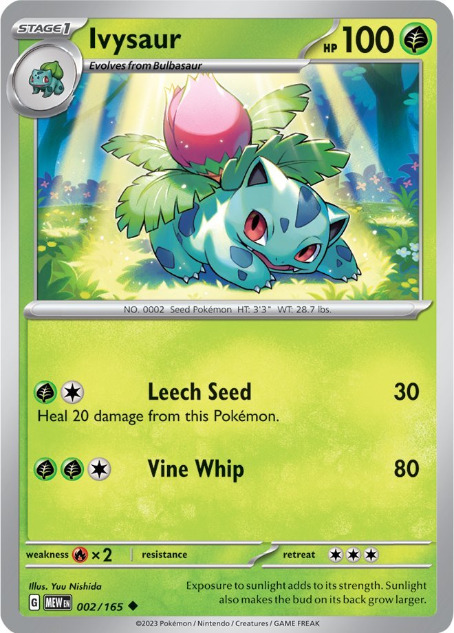 Ivysaur (002/165) [Scarlet & Violet: 151] | Jack's On Queen