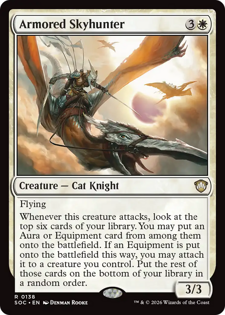 Armored Skyhunter [Secrets of Strixhaven Commander] | Jack's On Queen