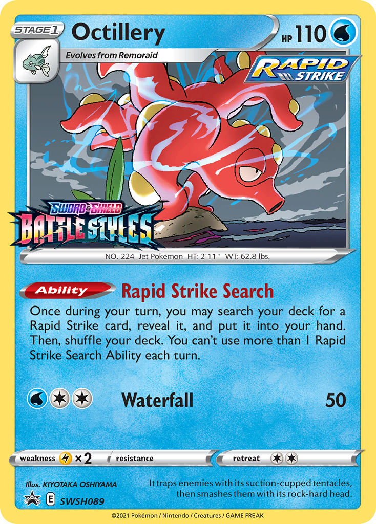 Octillery (SWSH089) (Prerelease Promo) [Sword & Shield: Black Star Promos] | Jack's On Queen