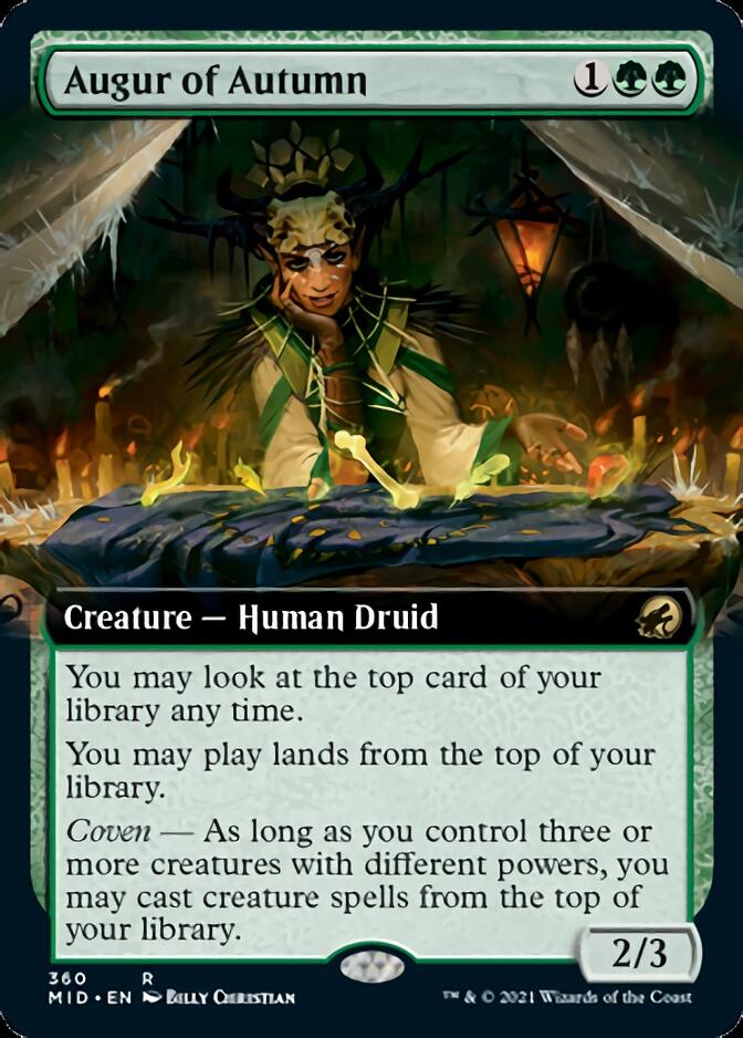 Augur of Autumn (Extended Art) [Innistrad: Midnight Hunt] | Jack's On Queen