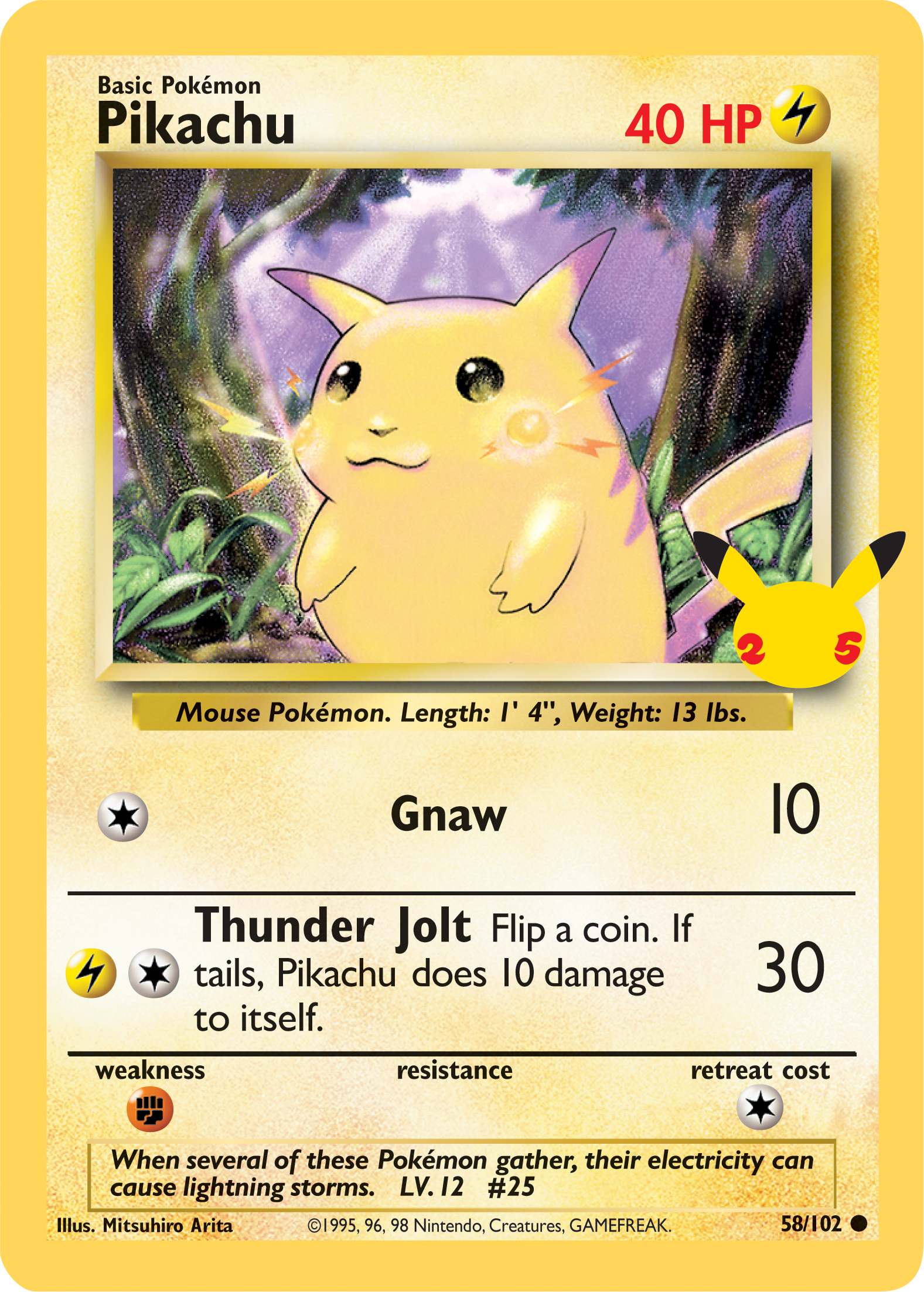 Pikachu (58/102) (Jumbo Card) [First Partner Pack] | Jack's On Queen