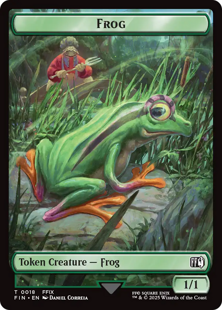 Hero (0008) // Frog Double-Sided Token [FINAL FANTASY Tokens] | Jack's On Queen