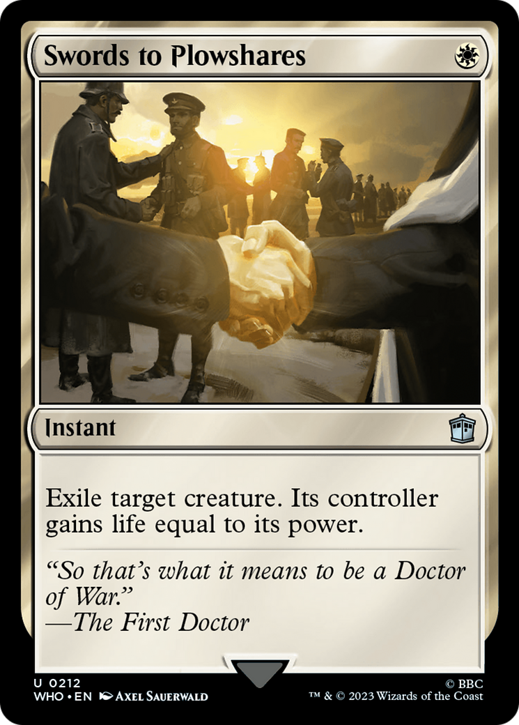 Swords to Plowshares [Doctor Who] | Jack's On Queen