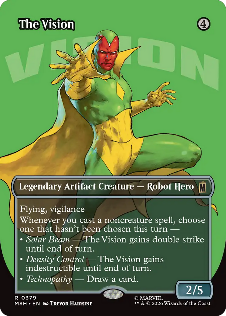 The Vision (Borderless) [Marvel Super Heroes] | Jack's On Queen