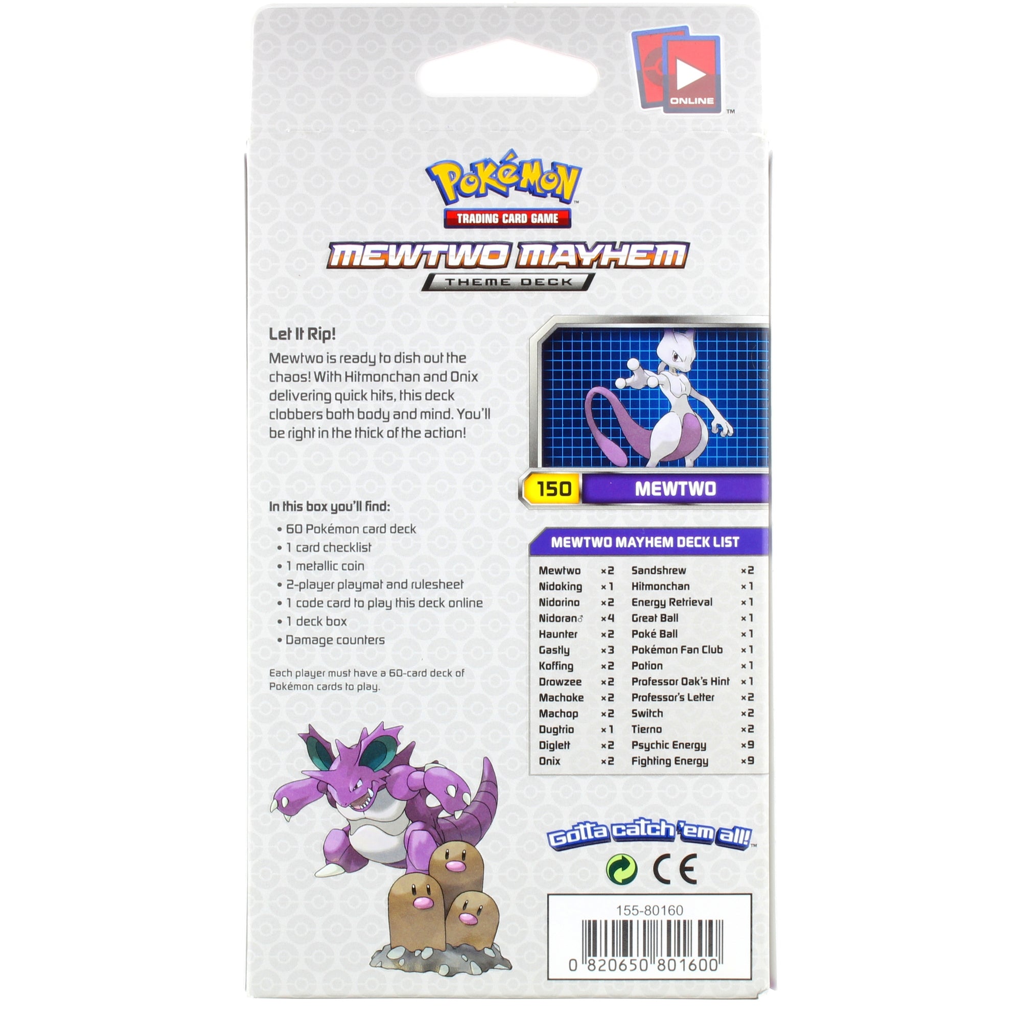 XY: Evolutions - Theme Deck (Mewtwo Mayhem) | Jack's On Queen