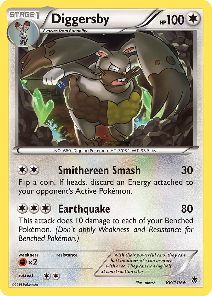 Diggersby (88/119) [XY: Phantom Forces] | Jack's On Queen