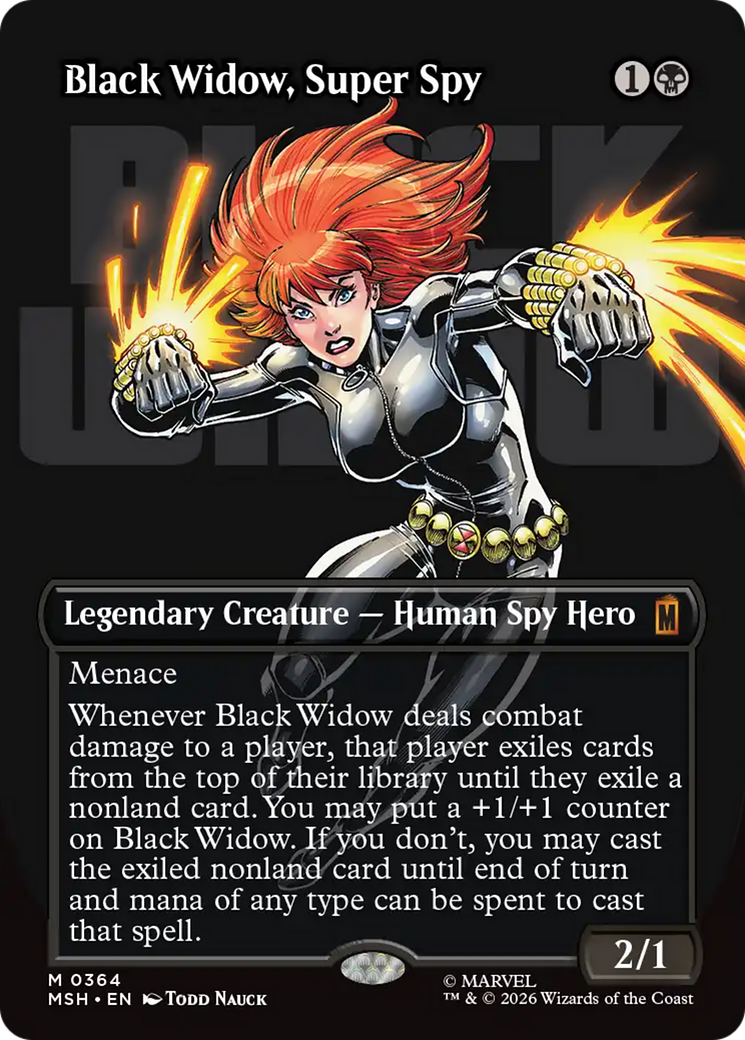 Black Widow, Super Spy (Borderless) (0364) [Marvel Super Heroes] | Jack's On Queen