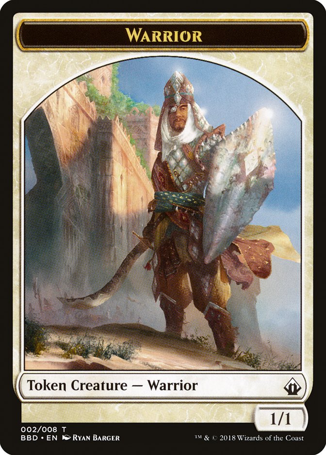 Warrior Token [Battlebond Tokens] | Jack's On Queen