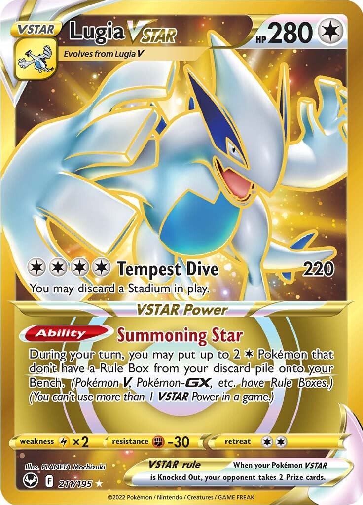 Lugia VSTAR (211/195) [Sword & Shield: Silver Tempest] | Jack's On Queen