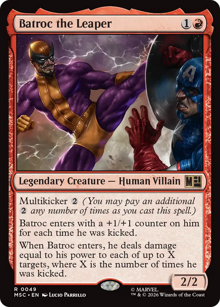 Batroc the Leaper (Surge Foil) [Marvel Super Heroes Commander] | Jack's On Queen