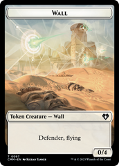 Wall // Kor Ally Double-Sided Token [Commander Masters Tokens] | Jack's On Queen