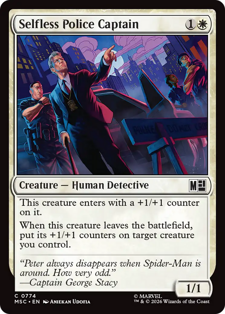 Selfless Police Captain [Marvel Super Heroes Commander] | Jack's On Queen