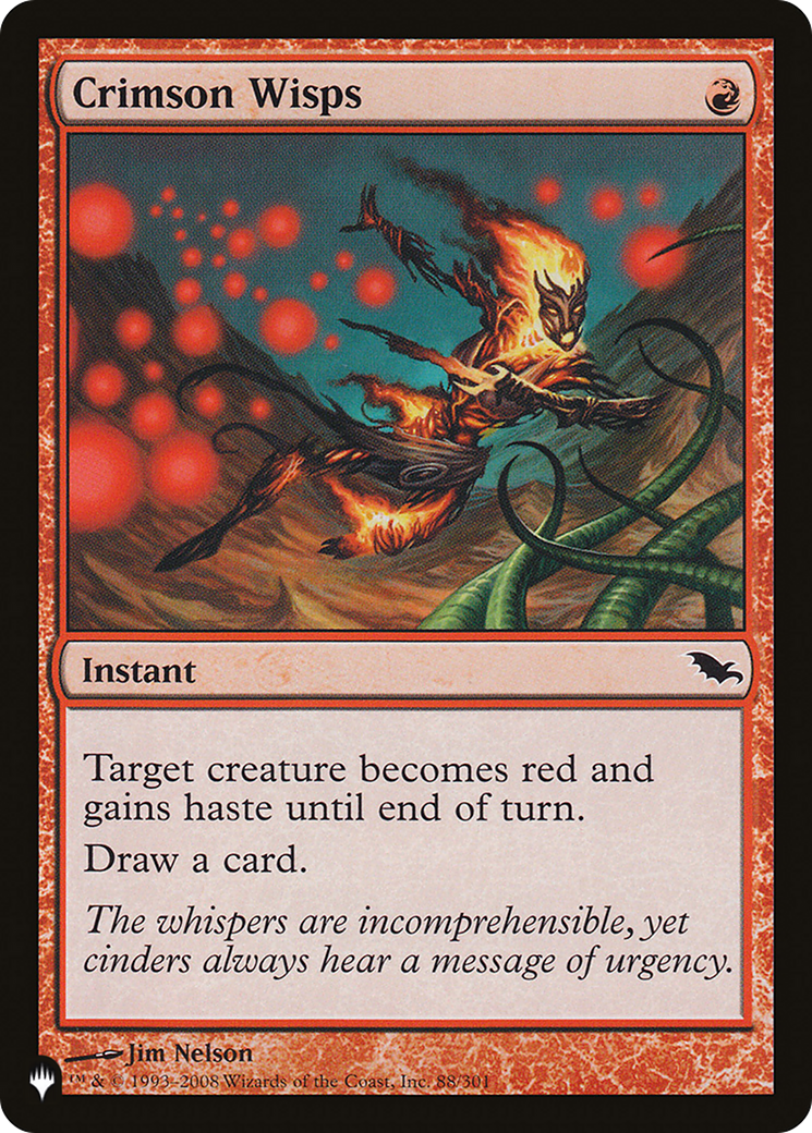 Crimson Wisps [The List Reprints] | Jack's On Queen