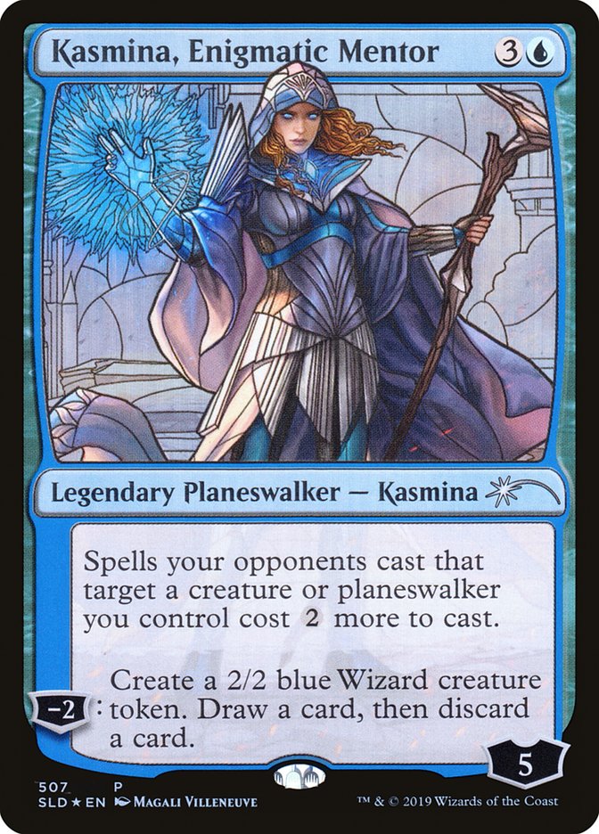 Kasmina, Enigmatic Mentor (Stained Glass) [Secret Lair Drop Promos] | Jack's On Queen