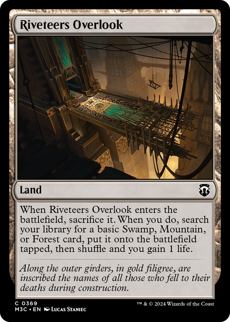 Riveteers Overlook (Ripple Foil) [Modern Horizons 3 Commander] | Jack's On Queen