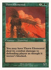 Thorn Elemental (Oversized) [Oversize Cards] | Jack's On Queen
