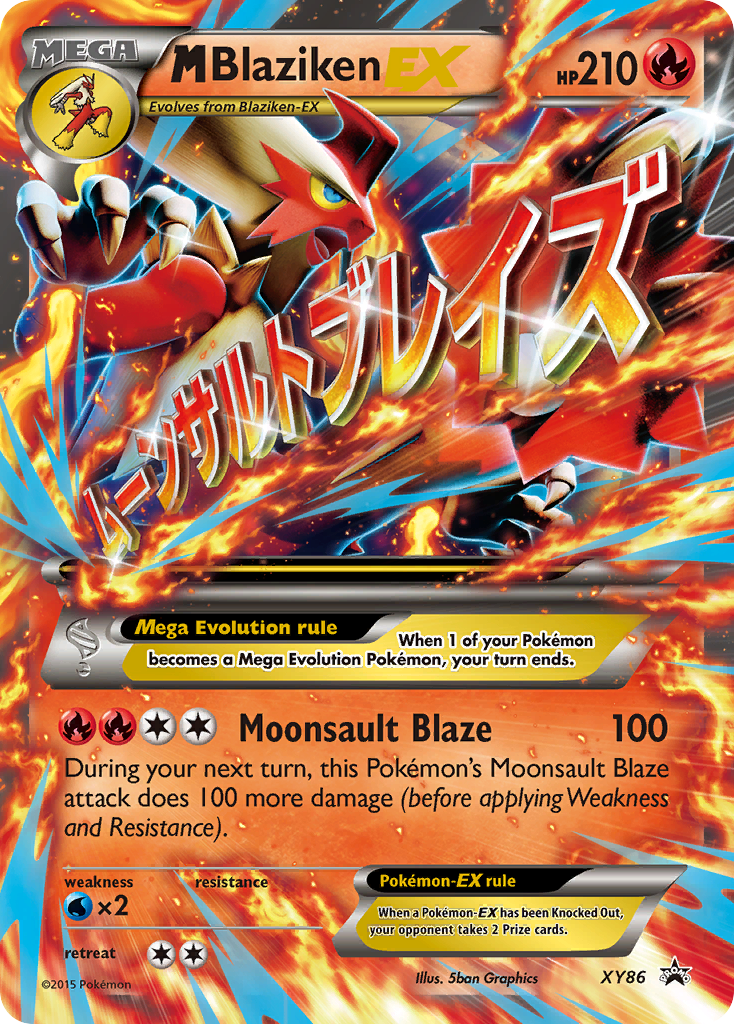 M Blaziken EX (XY86) [XY: Black Star Promos] | Jack's On Queen