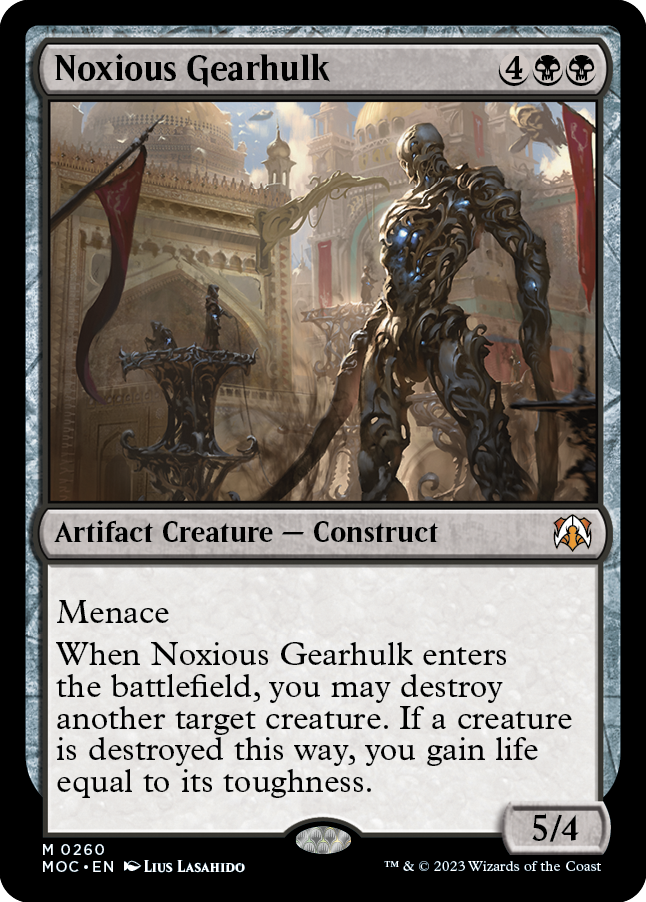 Noxious Gearhulk [March of the Machine Commander] | Jack's On Queen