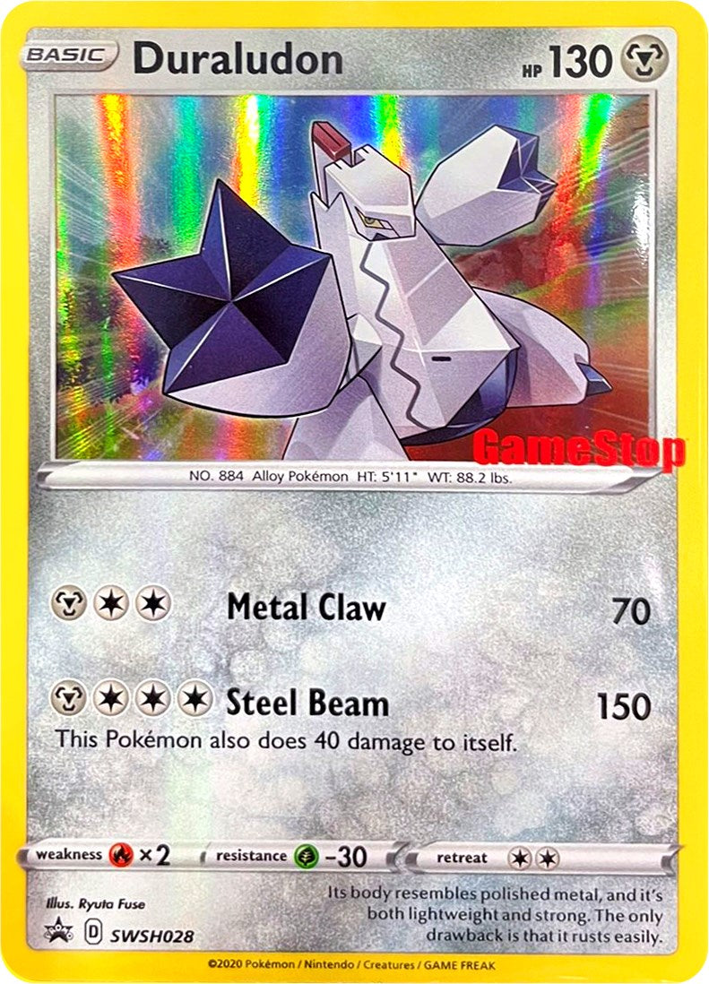 Duraludon (SWSH028) (GameStop Exclusive) [Sword & Shield: Black Star Promos] | Jack's On Queen