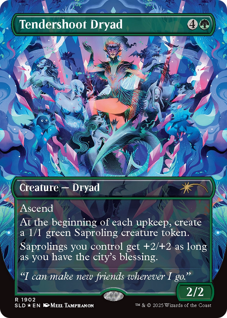 Tendershoot Dryad (Double Rainbow Foil) [Secret Lair Drop Series] | Jack's On Queen
