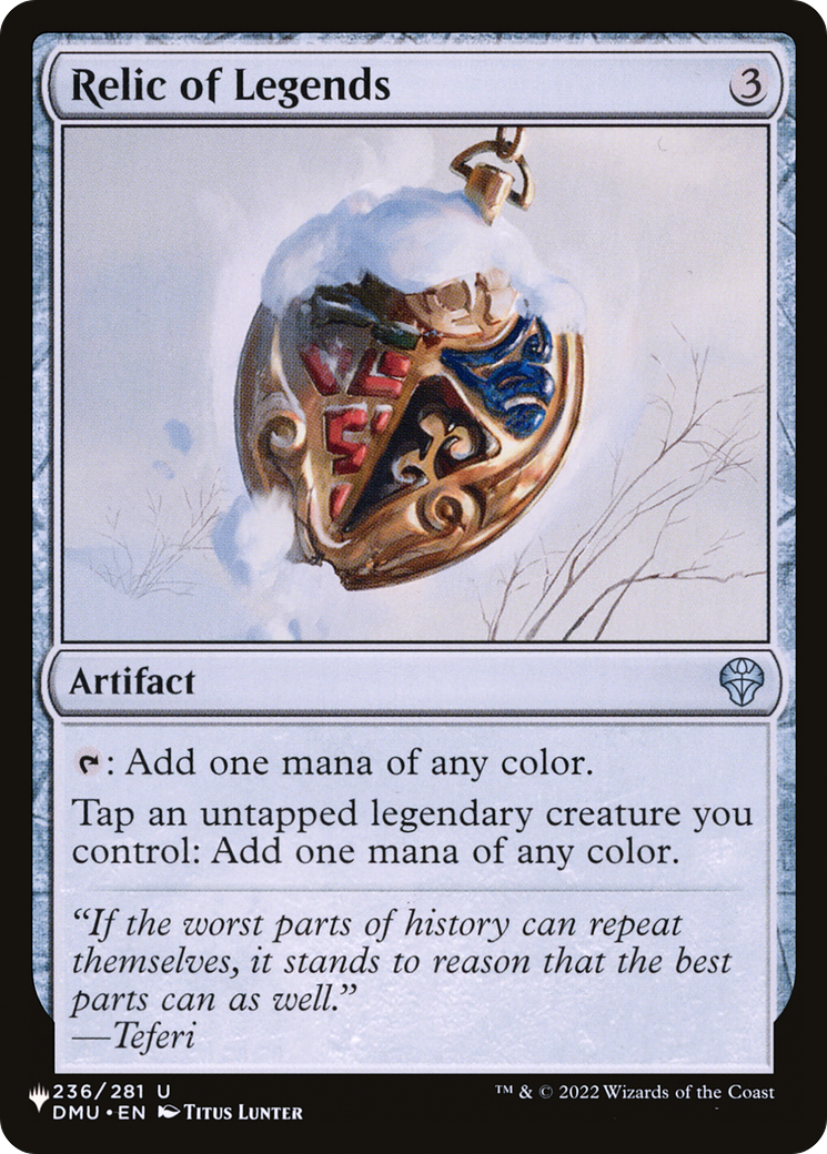 Relic of Legends [The List] | Jack's On Queen