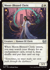 Moon-Blessed Cleric [Duskmourn: House of Horror Commander] | Jack's On Queen